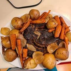 Fantastic. Flavorful, so tender and veggies intact. Add more onions, even if a potato or two needs to be sacrificed.