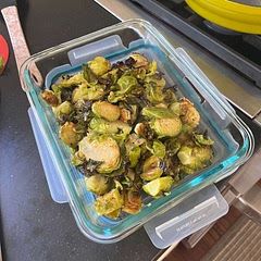 About 5 minutes of work. 25 min cook time. Super easy and yummy!