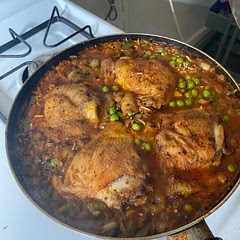 Came out delicious !!! Only recommendations are to cook the peas in a pan with some seasoning before hand and possibly add cubed potatoes for some more heartiness. Other than that came out amazing :)