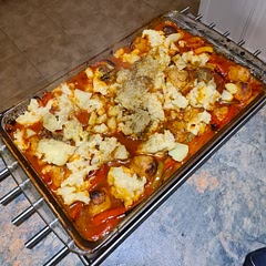 Used home made gnocchi. Delicious!