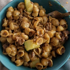 SO GOOD. I did have to add a little more beef broth to help finish cooking the noodles, but it was very good. Took around 25-30 min to make.