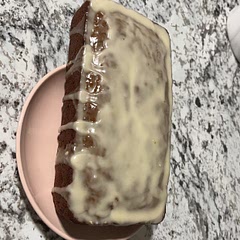 I added orange juice and zest and an orange juice glaze. Soooo tasty, a perfect treat.