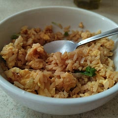 I did not have the veggies, made it like this.
It does taste good!