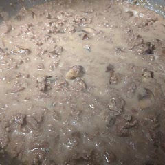 Flour clumps bar and it doesn't mention cooking the noodles till the end. 