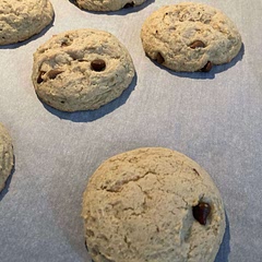 These were nice and fluffy, the ratio of wet vs dry ingredients had me a bit worried but I love the way they turned out!