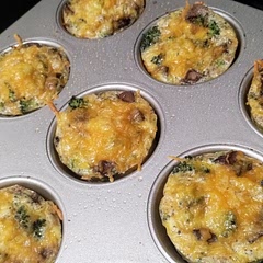 These came out so good! Super yummy... I added eggs, bacon,  broccoli, mushrooms, onions, and cheddar. 