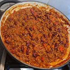 I added a tip of a tsp of Chipotle paste just to give that extra chilli con carne taste bit not too spicy either so palatable for my toddler 👍🏻