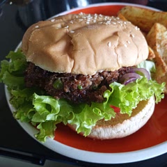 I made these on the stove seeing as I didn't have access to a grill.

The flavor was decent, but honestly the blue cheese kind of got lost, which was disappointing.

I would recommend adding an egg because the patties didn't hold together very well.