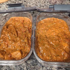 Delicious. Served it with bread and butter. Took forever to prep though so dinner was late. Will plan more time next time. Also doing it on the stove needs occasional stirring to prevent sticking and burning