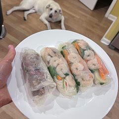 Great. Make sure you wrap it tightly and cut the carrots thin. Goes good with sriracha or gochujang.