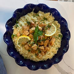 I put some spices like smoked paprika on the chicken for some extra flavor, but overall it’s easy to make and delicious.