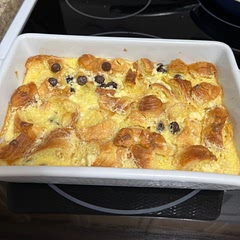 It was ok. I made a much smaller version so measurements may have been off. A bit sweet for breaky but a nice dessert.