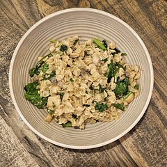 The best savory oatmeal! Made it exactly as the recipe instructs.  So many possibilities for add-ins and making oatmeal a dinner option now too!