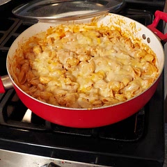 A little too sweet with bbq sauce....a little different...but hearty!