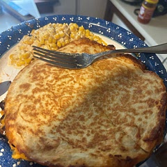 the first time i made this the corn ratio i feel was too high i made it without corn the next time and liked it much better