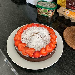 my favorite “tea-time” cake. it’s a hit every single time! i love to add fruits on top