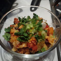 It was a good meal even without any grains. It would serve more than listed if I did. It wasn't in the ingredients list and I didn't take the time to make them after seeing it at the end of the instructions. 