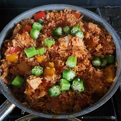 Thought I would give this a try and wasn't sure about the okra as I have never had it before. I really enjoyed this. Quick and easy to make and cook, very tasty indeed. Definitely will be making this a favourite