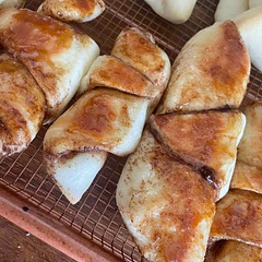 We made the original and also a tried cinnamon batch and a s’mores batch!