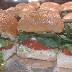 Yummy! I made a batch of 12 sliders. Baking them at 360° was too hot; it made the bread hard. Perhaps 200° next time. It took 3 avocados. My family enjoyed it! 