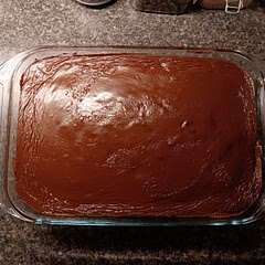 Turned out silky and delicious! I did a 9x13  chocolate cake and had more than enough. Maybe shouldn't have used all that I had but it'll be awesome! 