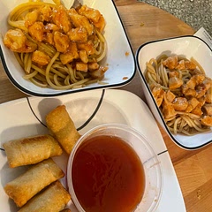 Put ours over stir fry noodles
