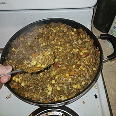 Looks like dookie but doesn't taste to bad. Might make it again