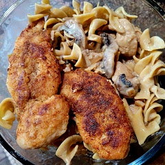 Makes leftovers for sure! Good flavor, I used beef broth because that's all I had. Turned out great, will make again!