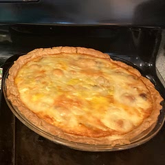 Used chopped up sausage links and havarti cheese because that is what we had.