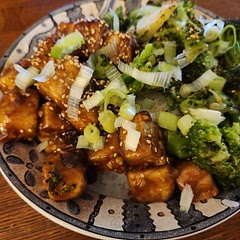 Added rice, broccoli, and green onions. Delicious!