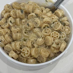 It tasted great but was a very heavy meal.