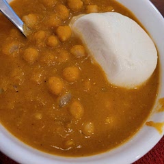 Served by itself like a stew - meal prepped for the weeks lunches, which will have rice. 

Delicious!