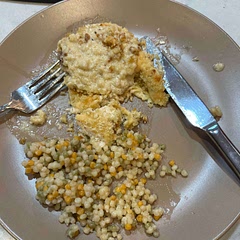 Added Panko on top before broiling & served with couscous. Yum!
