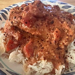Very easy. Delicious. Recipe worked perfectly for 2 chicken breasts. Need to season the chicken next time…possibly with onion and garlic powder, maybe some cayenne. But simple and yummy