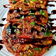 If you like Add some mozzarella and make it a Caprese  salad