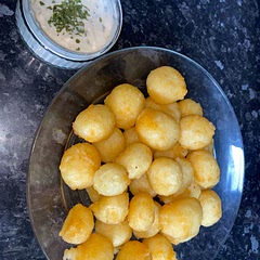 Absolutely delicious, I also made a garlic Mayo and parsley dip to go with them