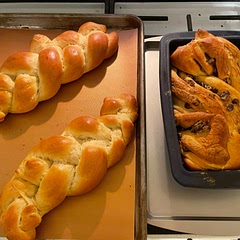 Directions for making dough in the bread machine was very clear, and helpful for a machine “newbie”. Made half the dough as a challah, and half as a babka. I will need to adjust temp/time for my own oven, as typical for baking.