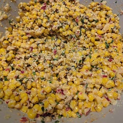 Substituted Greek yogurt for Duke's mayo and sour cream, about equal portions.

Added Mexine chili powder and Tajin seasoning.

Overall very good.