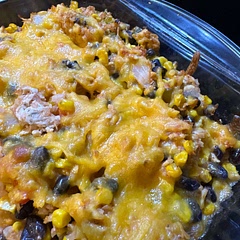 Pretty good. I don’t know why but when I saw this recipe I thought it was gonna be cauliflower AND rice. I didn’t realize it was cauliflower rice. A little bit of liquid left at the end but really good. And makes lots of left overs