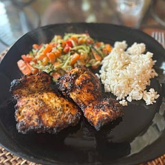 Very good! Had to cook a little longer but we’ll work the wait.
