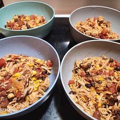 This was pretty amazing but isn't soupy at all and could honestly be put into tortilla or have tortilla chips with it. Next time I'm going to add more chicken broth .