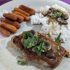 Nice and easy recipe, for next time I would let the sauce cook for a little longer so it reduces the volume or put a little bit of casava flour or cornstarch to thicken it a bit.