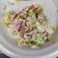 So good! I chopped everything up and made mine into a little salad.