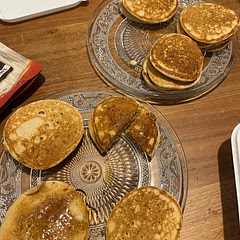That was perfect!!! I used oat flour and baking powder, added myprotein flavor drops and it turnes amazing! Thank you