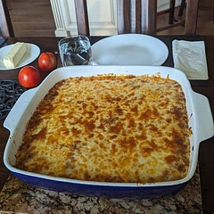 I added herb&chive Boursin cheese to the cheese mixture and blended it up good! YUM. 

Might try a different type of past next time. 