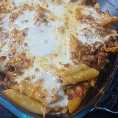 Super creamy and cheesy. Added soft cheese too. Added more seasoning and some canned chopped tomato 