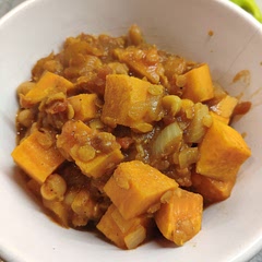 Super easy. Added a teaspoon of chilli flakes and seasoned... But I guess that depends on what curry powder and stock you use.