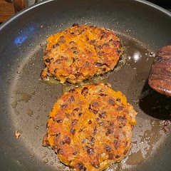 Fried mine in a pan with a bit of oil for about 4 mins per side. Delicious!