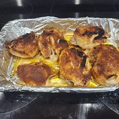 Easy and tasty, kept moist. Used my own personal seasoning recipe.