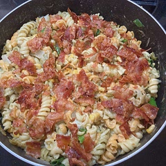 Honestly felt like I made a bacon Mac lol. Really good still